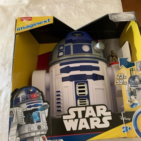 NWT Fisher-Price Imaginext Star Wars R2-D2  Toy C-3P0 Character Key hot toy - Picture 6 of 13